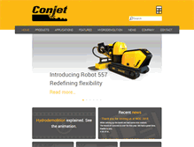 Tablet Screenshot of conjet.com